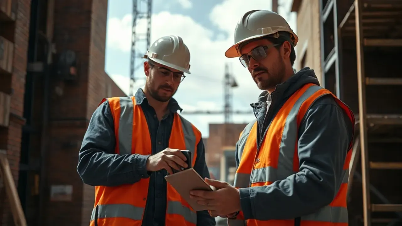 Two professionals working on Builders & Construction near Manchester
